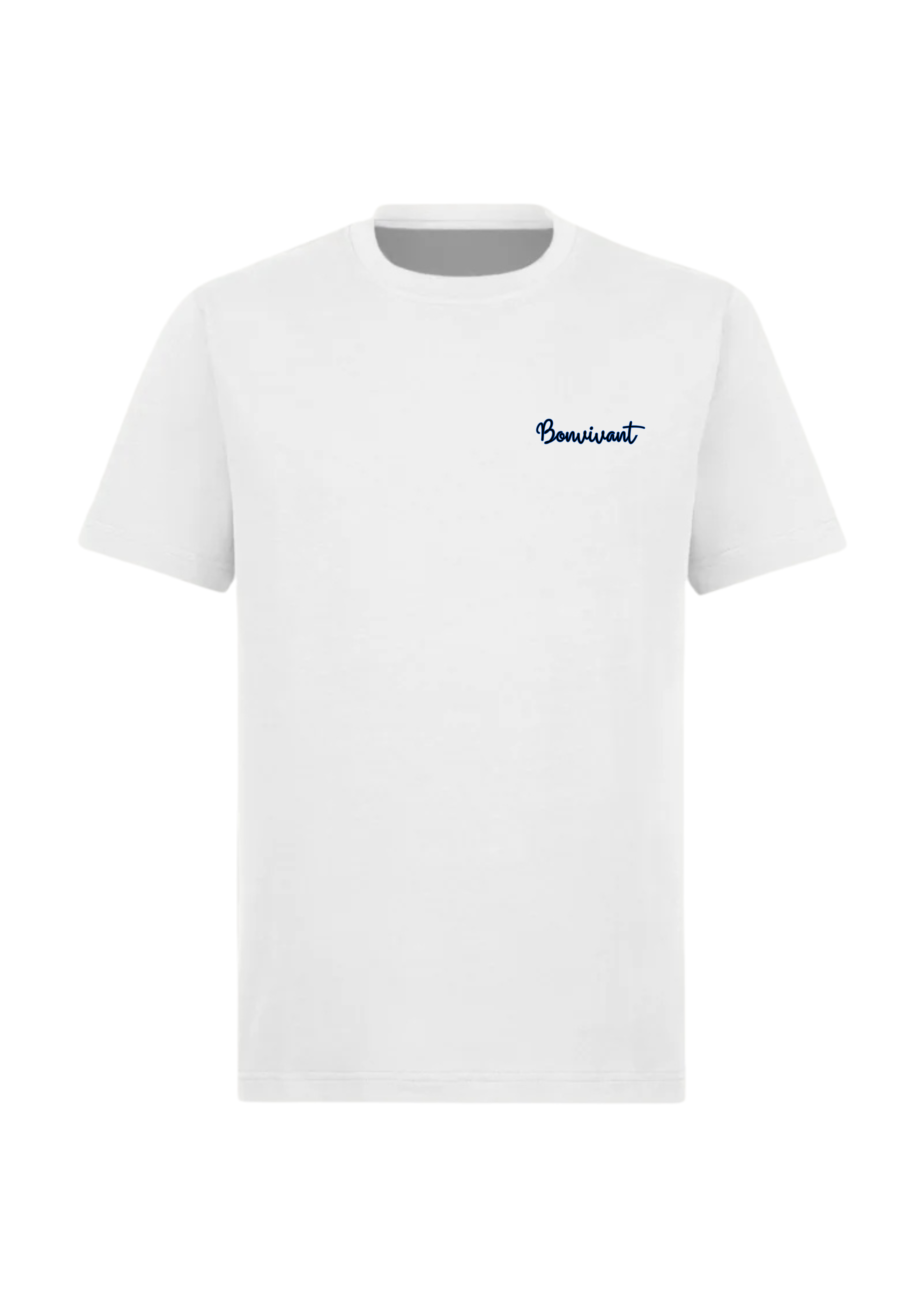 Script Tee - White