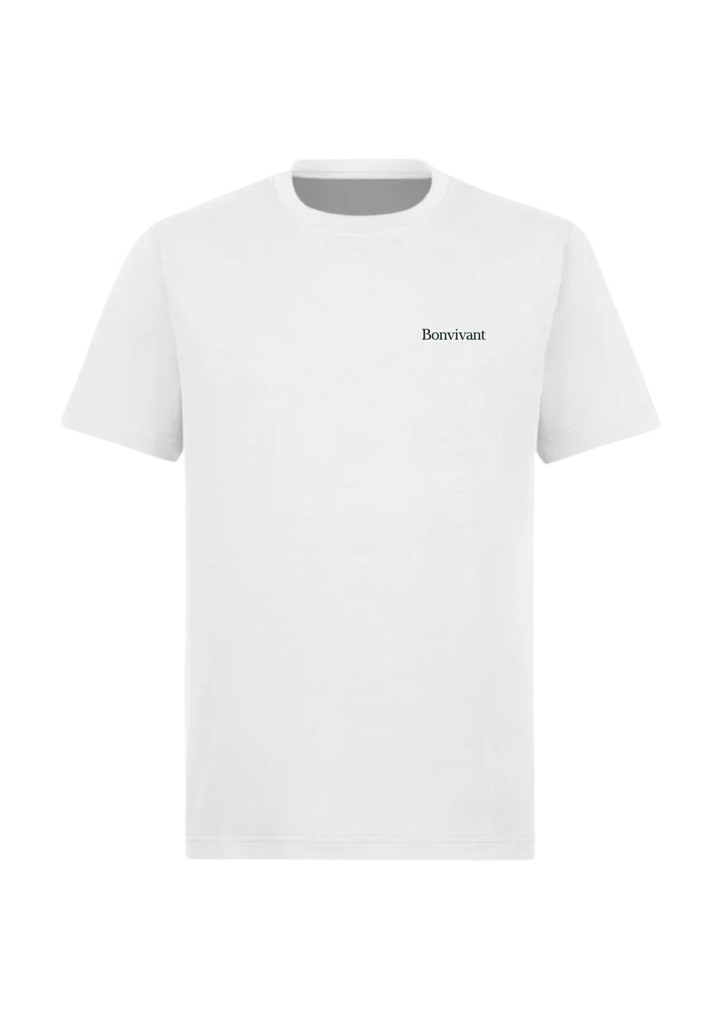 Bonvivant Oval Tee - White