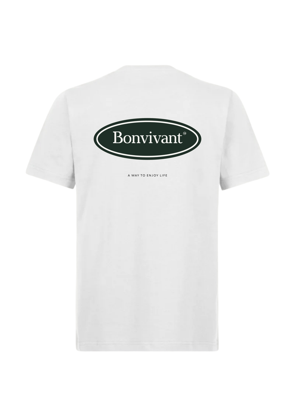 Bonvivant Oval Tee - White