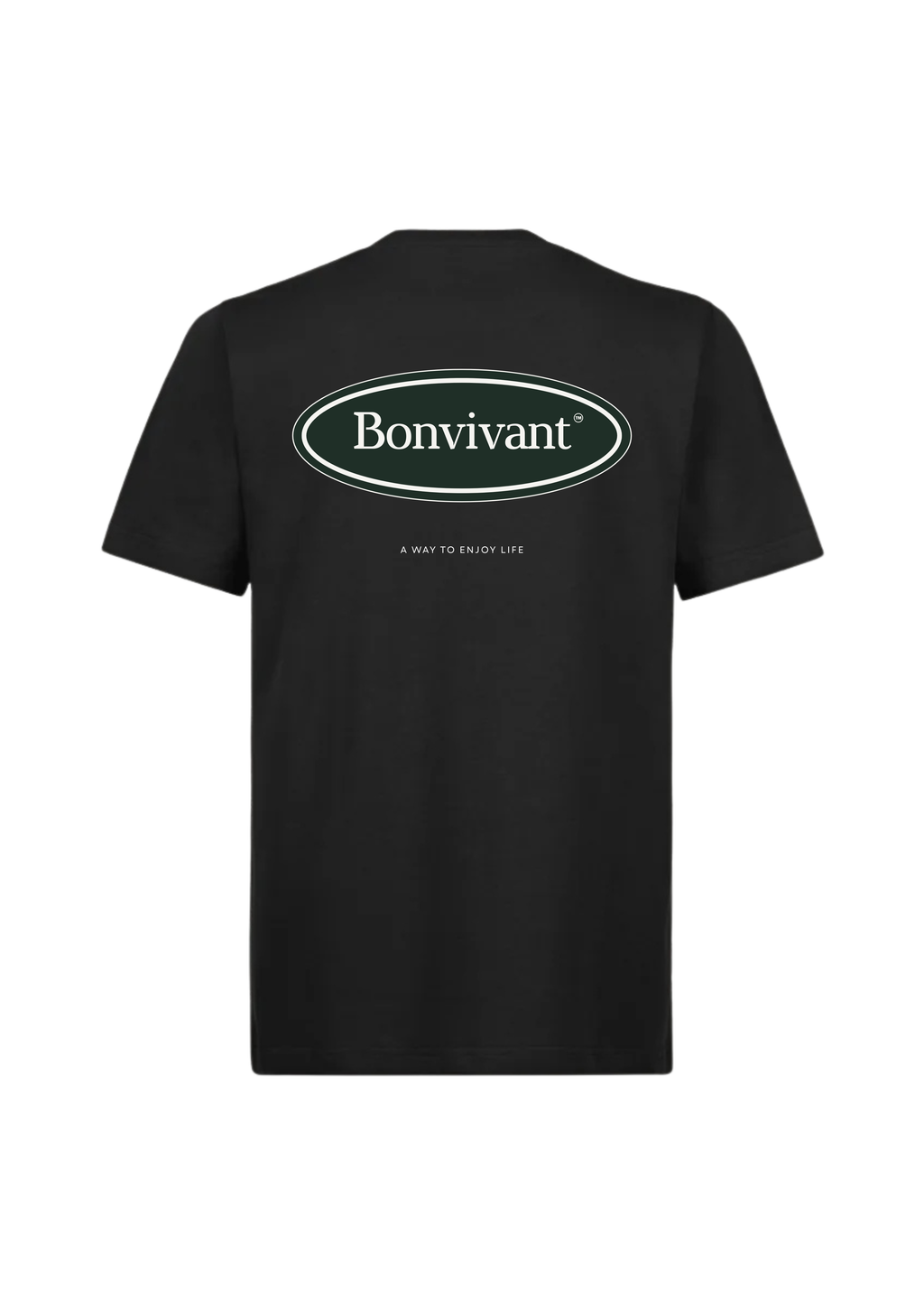Bonvivant Oval Tee - Black