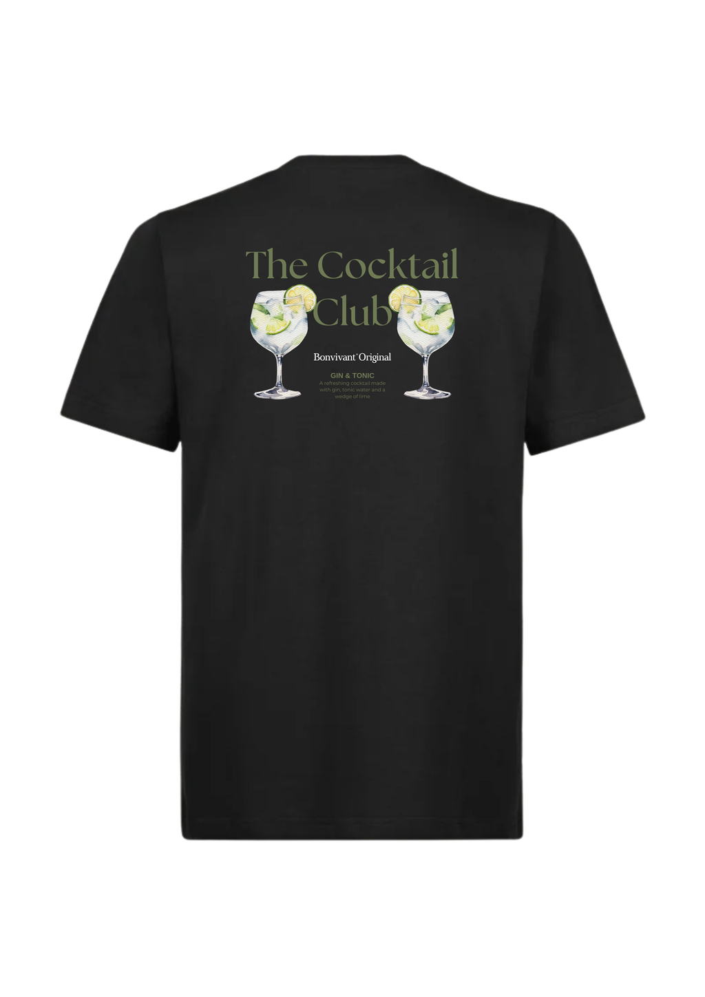 Cocktail Club Tee - Black