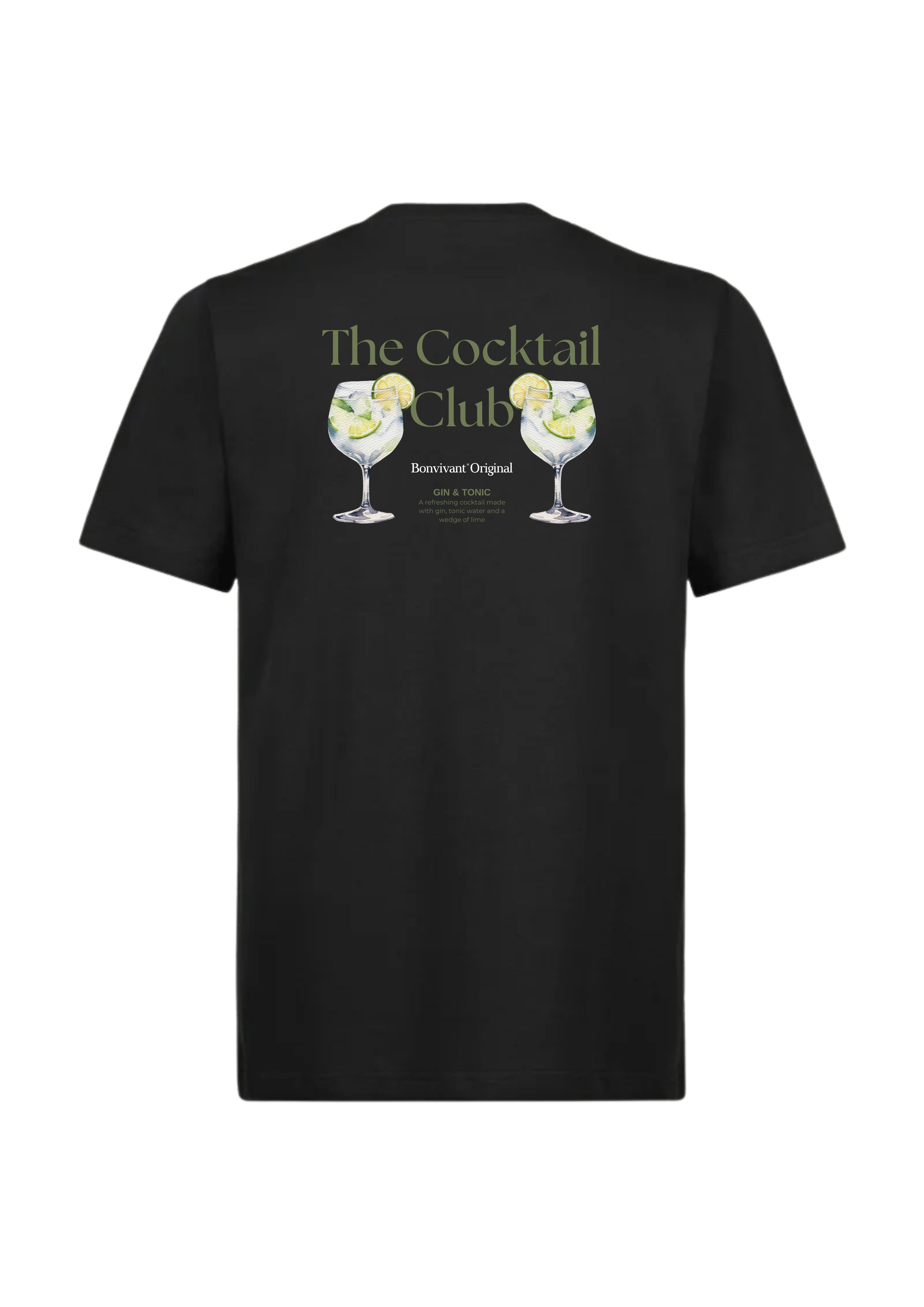 Cocktail Club Tee - Black