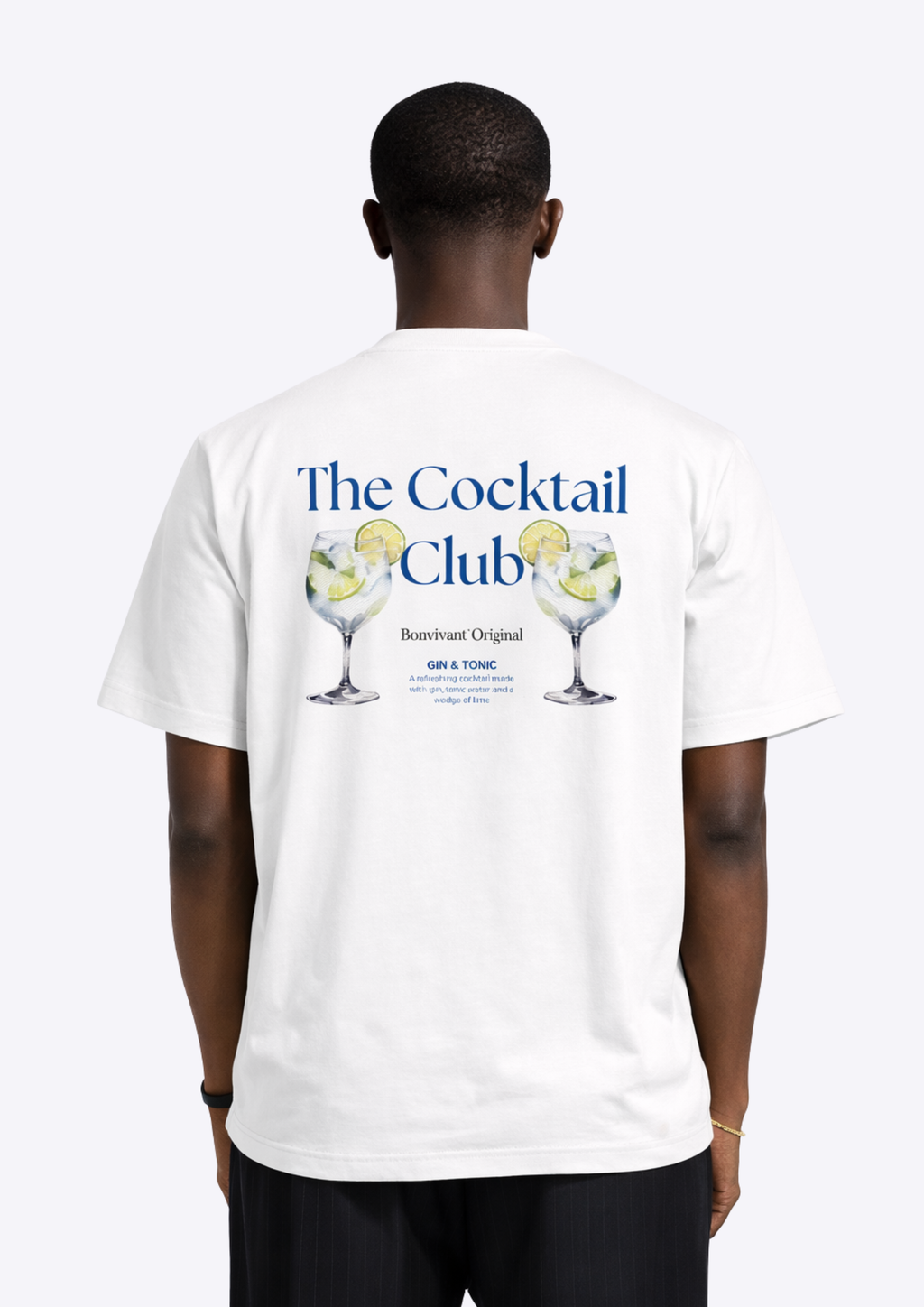 Cocktail Club Tee - White