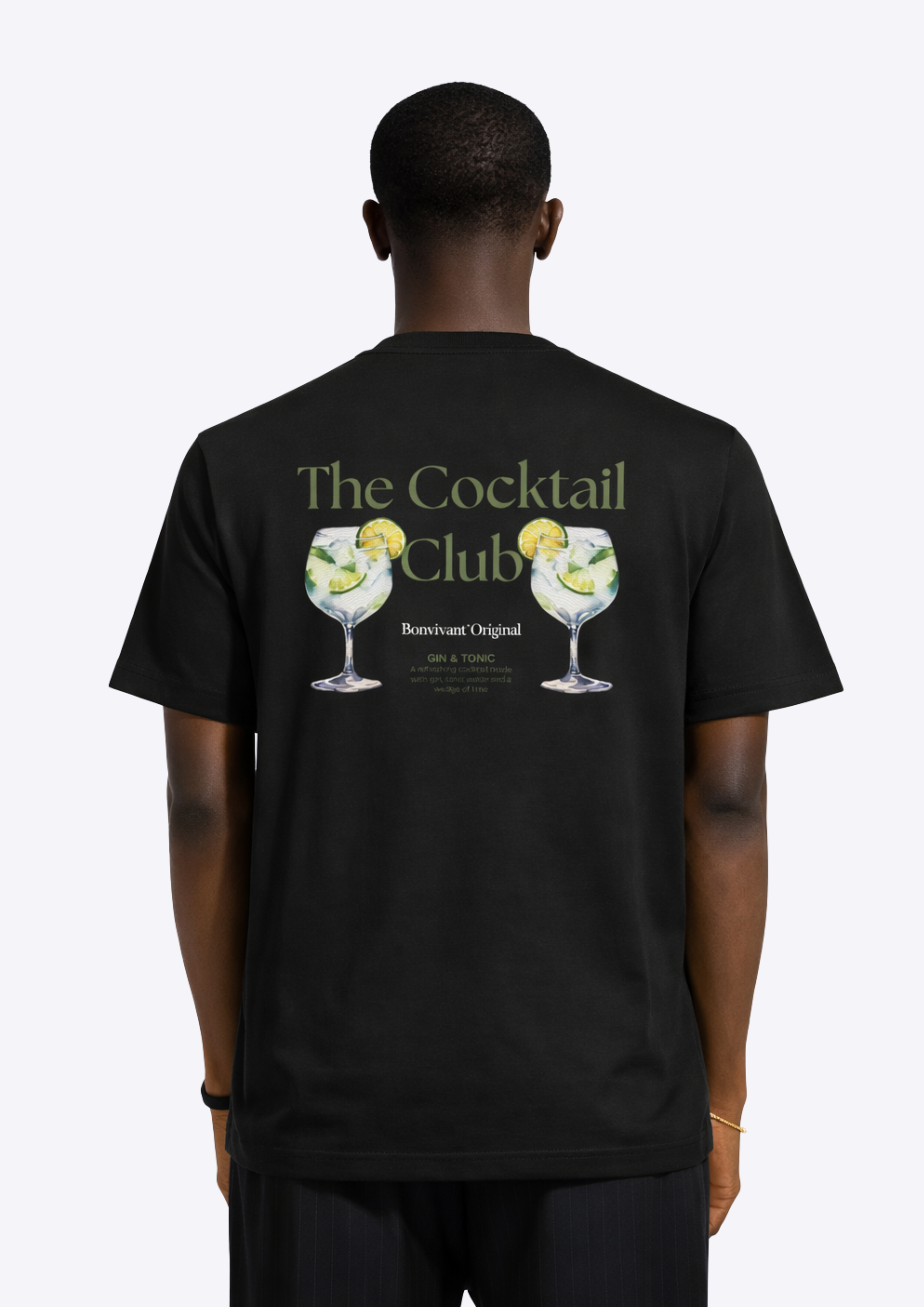Cocktail Club Tee - Black